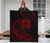 Hawaii Turtle Premium Quilt - Red - Frida Style - Polynesian Pride