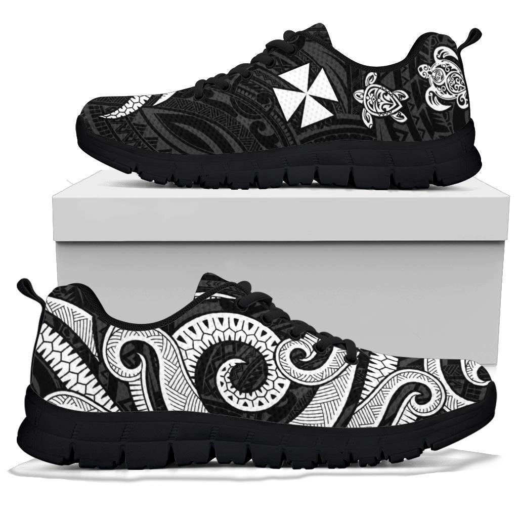 Wallis and Futuna Sneakers - White Tentacle Turtle - Polynesian Pride