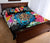 Hawaii Plumeria Hibiscus Wave Turtle Quilt Bed Set - Polynesian Pride