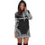 Vanuatu Women's Hoodie Dress - Polynesian Black Chief - Polynesian Pride