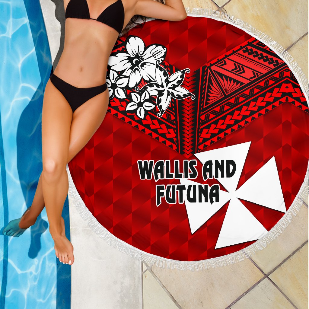 Wallis and Futuna Rugby Beach Blanket Sporty Vibes - Polynesian Pride