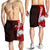 Marshall Islands Polynesian Custom Personalised Men's Shorts - Coat Of Arm With Hibiscus Red - Polynesian Pride