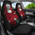 Tahiti Polynesian Car Seat - Coat of Arms with Hibiscus and Sea Turtle (Red) - Polynesian Pride