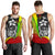 Kosrae Micronesia Men's Tank Top Reggae - Turtle With Hook Reggae - Polynesian Pride