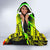 Tahiti Hooded Blanket - Polynesian Tattoo Reggae - Polynesian Pride