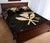 Kanaka Maoli Polynesian Quilt Bed Set Golden Coconut - Polynesian Pride