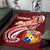 Tonga Area Rug - Tonga Coat Of Arms With Polynesian Patterns - Polynesian Pride