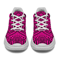 Polynesian Symmetry Pink Chunky Sneakers - Polynesian Pride