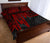 American Samoa Quilt Bed Set - Seal With Polynesian Pattern Heartbeat Style (Red) - Polynesian Pride