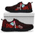 Guam Polynesian Sneakers - Coat Of Arm With Hibiscus - Polynesian Pride