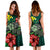 Hawaii Polynesian Midi Dress - Green Turtle Hibiscus - Polynesian Pride