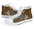 Cook Islands High Top Shoes - Polynesian Boar Tusk - Polynesian Pride