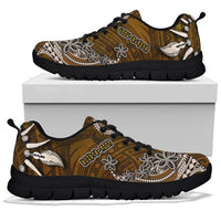 Cook Islands Sneakers - Polynesian Boar Tusk - Polynesian Pride