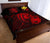 Hawaii Hibiscus Quilt Bed Set - Harold Turtle - Red - Polynesian Pride