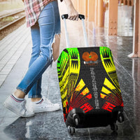 Papua New Guinea Luggage Cover - Polynesian Tattoo Reggae - Polynesian Pride