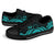 Cook Islands Low Top Canvas Shoes - Turquoise Tentacle Turtle - Polynesian Pride