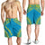 Tuvalu Men's Shorts - Polynesian Chief Flag Version - Polynesian Pride