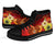 Fiji Custom Personalised High Top Shoes - Tribal Tuna Fish - Polynesian Pride