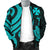 Wallis and Futuna Men's Bomber Jacket - Turquoise Tentacle Turtle - Polynesian Pride