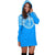 Palau Women Hoodie Dress - Palau Coat Of Arms Polynesian Flag Color - Polynesian Pride