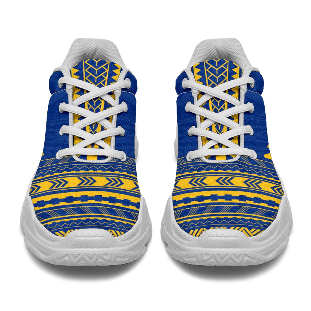 Nauru Chunky Sneakers - Polynesian Chief Flag Version - Polynesian Pride