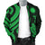 Nauru Men's Bomber Jacket - Green Tentacle Turtle - Polynesian Pride