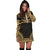 Papua New Guinea Women's Hoodie Dress - Polynesian Gold Chief - Polynesian Pride