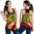 American Samoa Polynesian Women's Racerback Tank - Humpback Whale with Tropical Flowers - Polynesian Pride