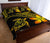 Hawaiian Turtle Plumeria Polynesian Quilt Bedding Set Yellow - Polynesian Pride