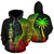 Vanuatu Polynesian Zip up Hoodie Coconut Tree Reggae Unisex Reggae - Polynesian Pride