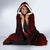 Kosrae Polynesian Chief Hooded Blanket - Red Version - Polynesian Pride