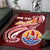 Tahiti Personalised Area Rug - Tahiti Seal Polynesian Patterns Plumeria - Polynesian Pride