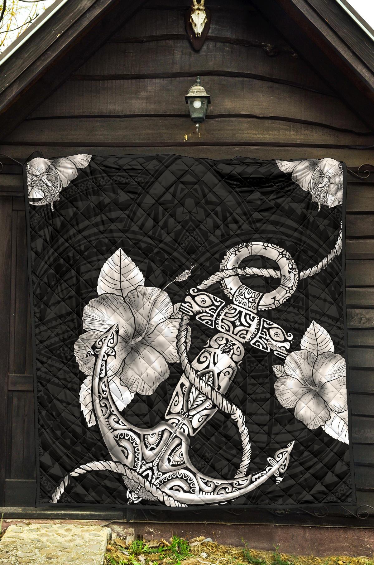 Polynesian Anchor Premium Quilt - Polynesian Pride