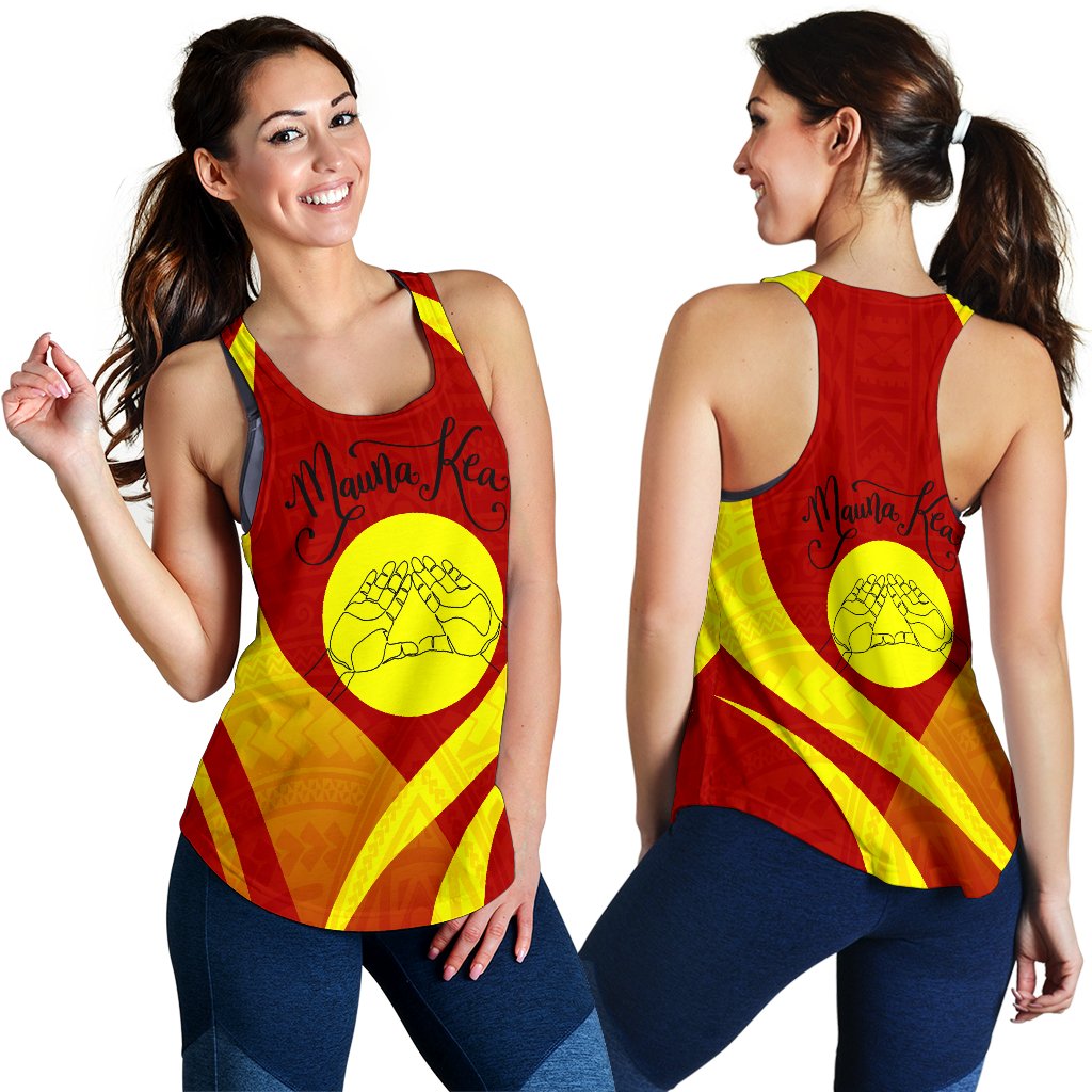 Mauna Kea Women's Racerback Tank 03 - Polynesian Pride