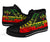 Kosrae State High Top Shoes - Reggage Color Symmetry Style - Polynesian Pride