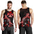 Wallis And Futuna Men Tank Top - Turtle With Blooming Hibiscus Red - Polynesian Pride