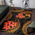 Tonga Polynesian Area Rug - Gold Plumeria - Polynesian Pride