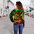 Hawaii Polynesian Women's Off Shoulder Sweater - Kanaka Maoli Reggae Shark Polynesian Tattoo - Polynesian Pride