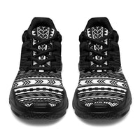 Wallis And Futuna Chunky Sneakers - Polynesian Chief Black Version - Polynesian Pride