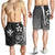 Polynesian Hawaii Men Shorts White - Turtle with Hook White - Polynesian Pride