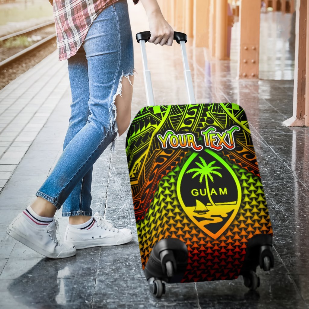 Polynesian Guam Personalised Luggage Covers - Reggae Vintage Polynesian Patterns - Polynesian Pride