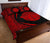 Hawaii Polynesian Pele Mauna Kea Quilt Bed Set Circle Style Red - Polynesian Pride