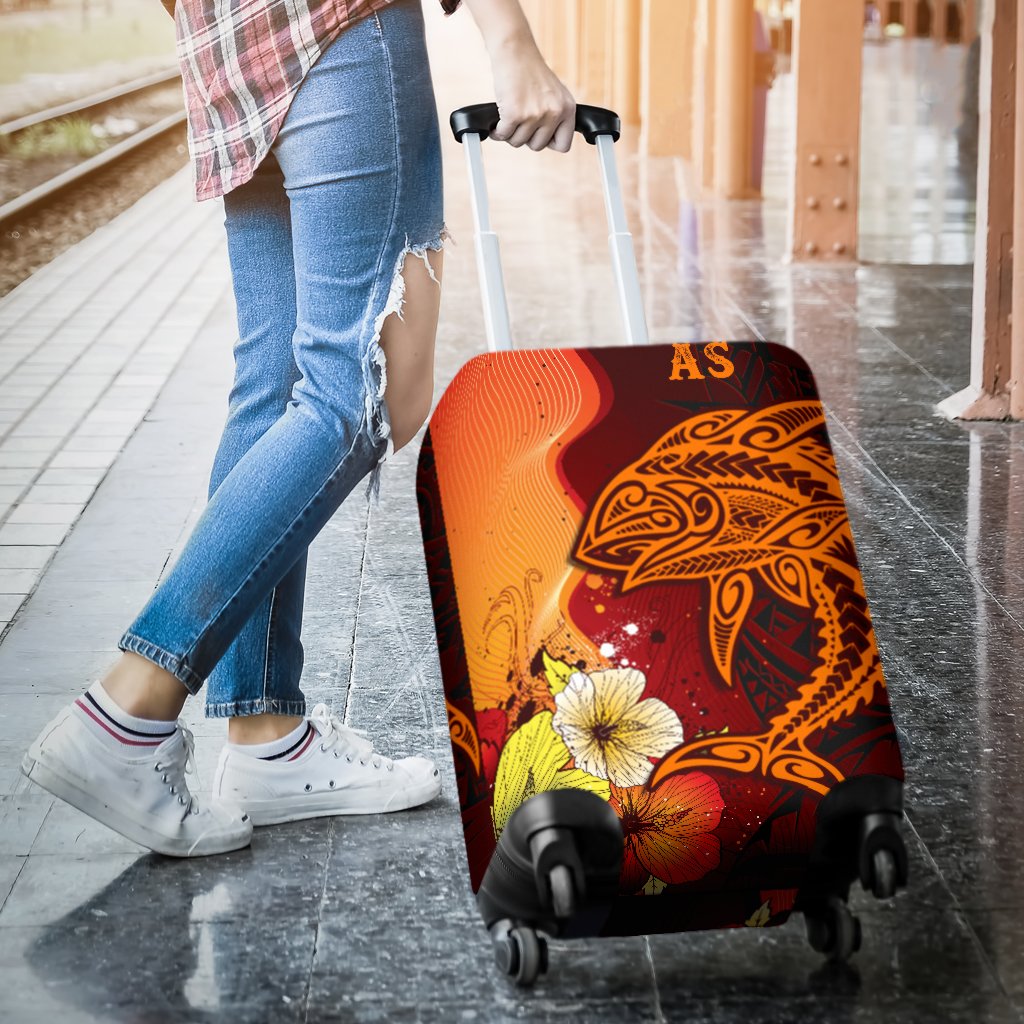 American Samoa Luggage Covers - Tribal Tuna Fish - Polynesian Pride