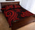 Vanuatu Quilt Bed Set - Red Tentacle Turtle - Polynesian Pride