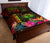 Polynesian Hawaii Polynesian Personalised Quilt Bed Set - Hibiscus and Banana Leaves - Polynesian Pride