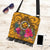 Hawaii Crossbody Boho Handbag - Kanaka Maoli With Hibiscus On Polynesian Patterns (YELLOW) One Style One Size Yellow - Polynesian Pride