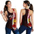 Hawaii Polynesian Women's Racerback Tank - Coat Of Arm With Hibiscus Red - Polynesian Pride