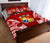 Tonga Polynesian Quilt Bed Set - Pattern With Seal Red Version - Polynesian Pride