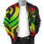 Polynesian Hawaii Men Bomber Jacket - Reggae Tentacle Turtle - Polynesian Pride