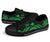 Papua New Guinea Low Top Canvas Shoes - Green Tentacle Turtle - Polynesian Pride